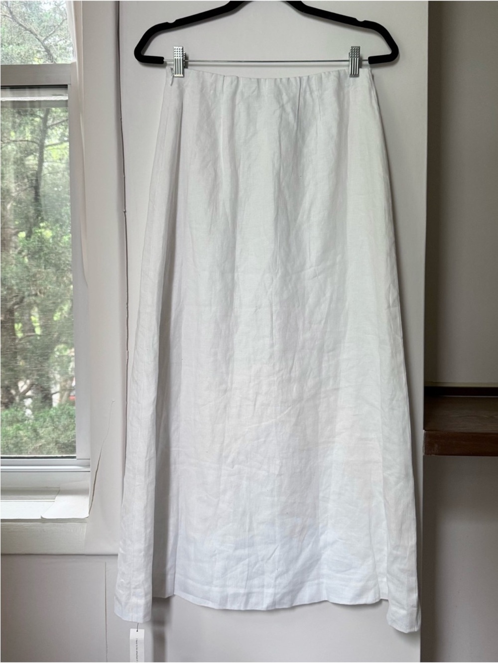 NWT Reformation Andi Linen Maxi Skirt White 2 - Picture 5 of 12